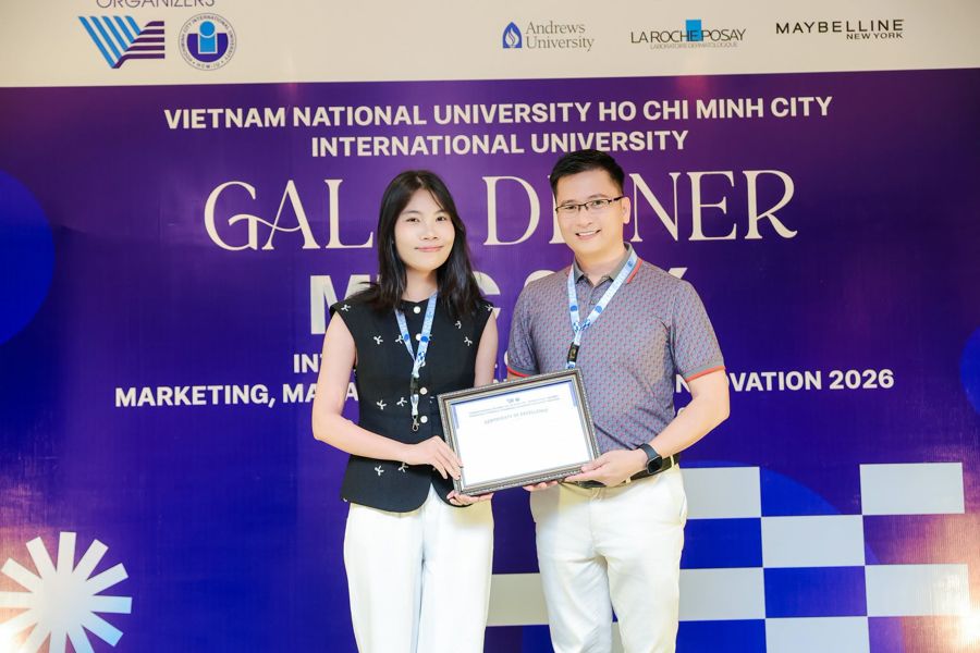 An award presented at the MBIC 2026 gala dinner