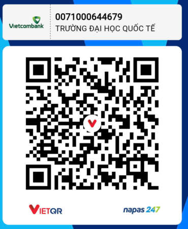 Vietcombank QR code for account 0071000644679, International University
